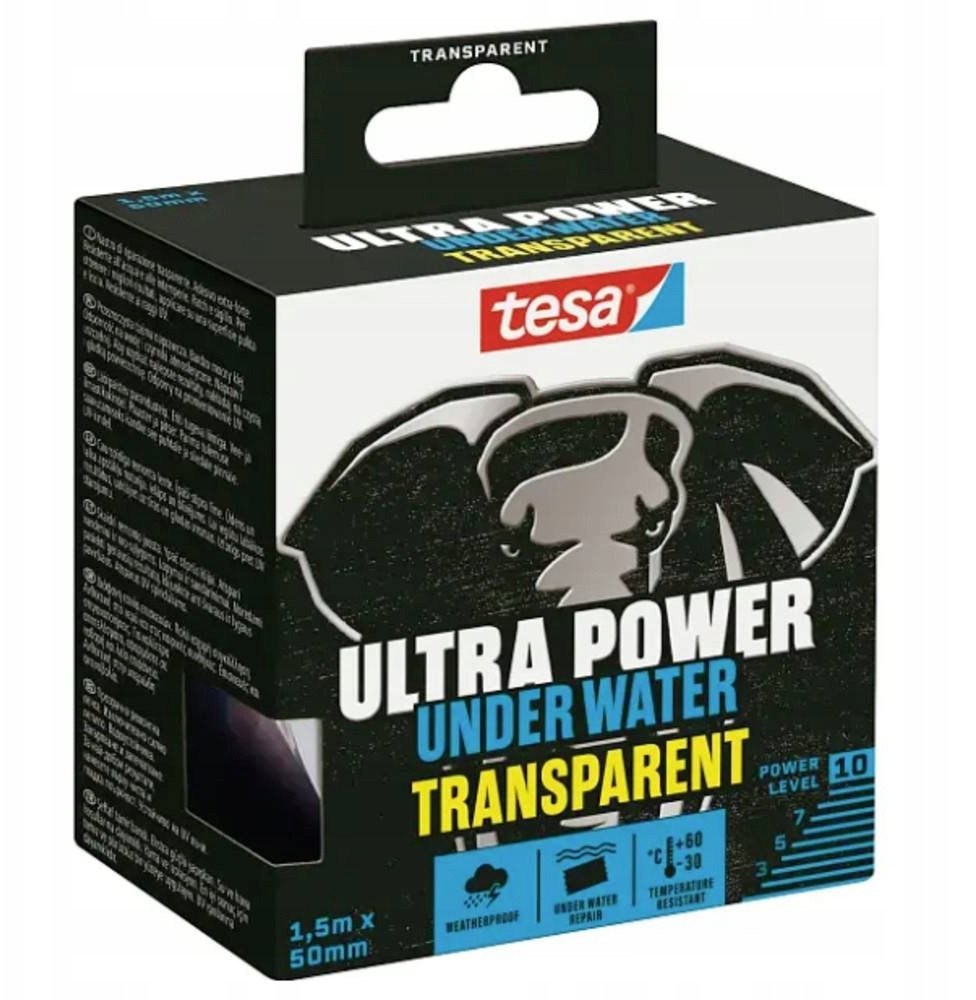TAPE ULTRA POWER UNDERWATER TRANSPARENT