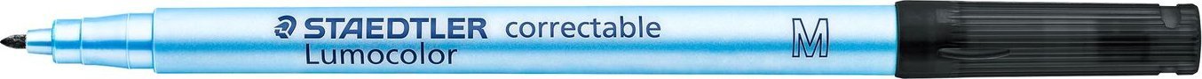 Staedtler STAEDTLER Folienstift Lumocolor correct M schwarz 10 Stück