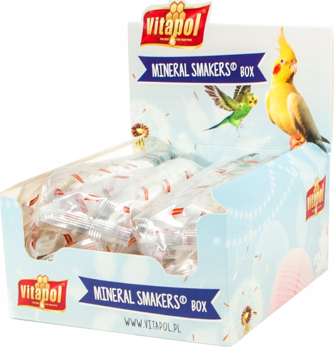 Vitapol SMAKERS BOX -SMAKERS WAPIENNY DLA PTAKÓW