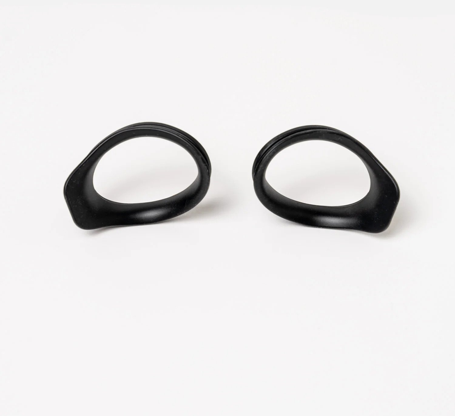 FORM eye seal extended - silikonowa uszczelka do Smart Swim 2, 2szt. (black)