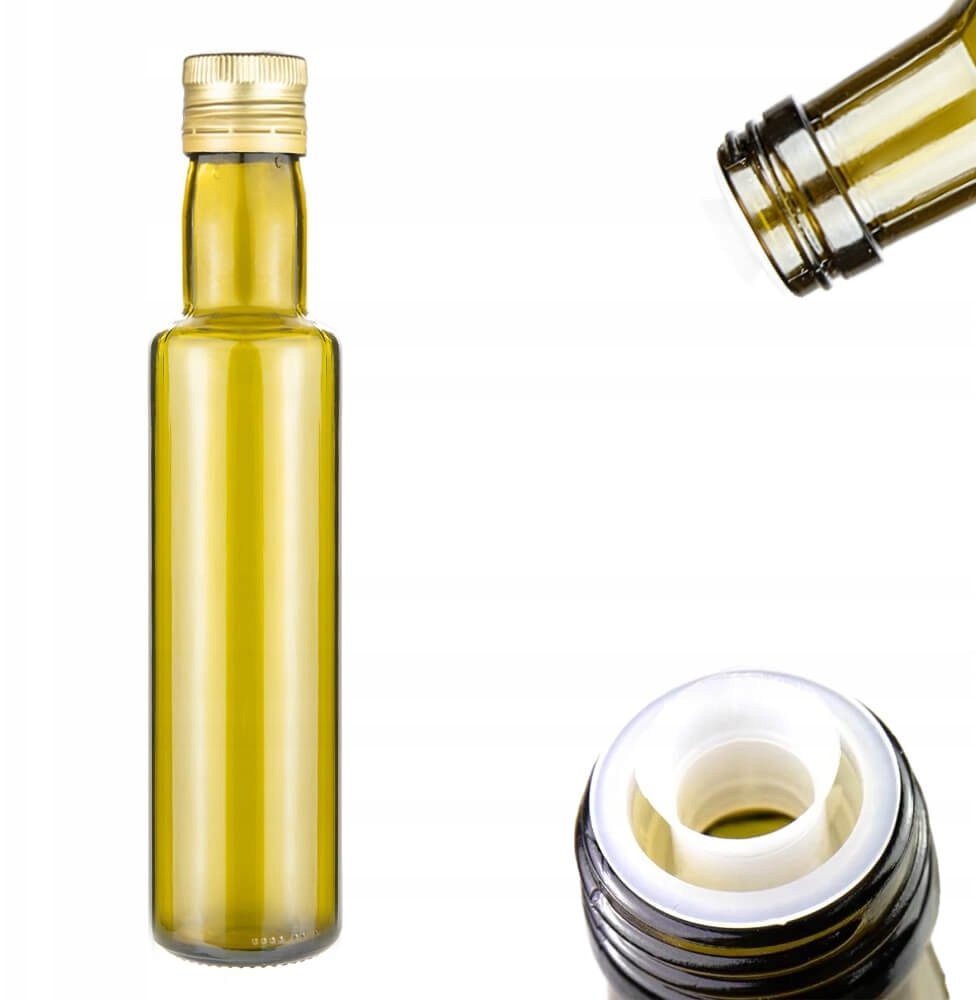 Butelka DORICA OLIWKOWA 250ml na oliwę ocet z DOZOWNIKIEM