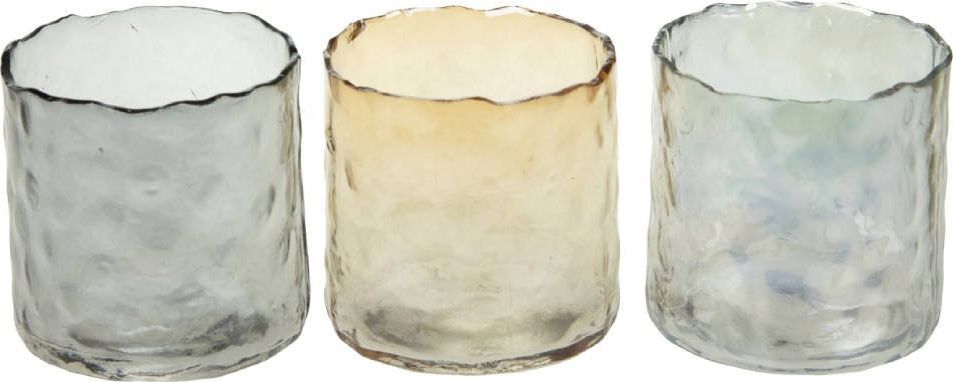 Tajemniczy ogród Świecznik na tealighty ze szkła opalizowanego, 8 cm