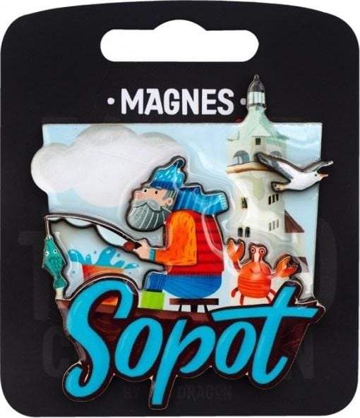 Pan Dragon Magnes I love Poland Sopot ILP-MAG-C-SOP-20