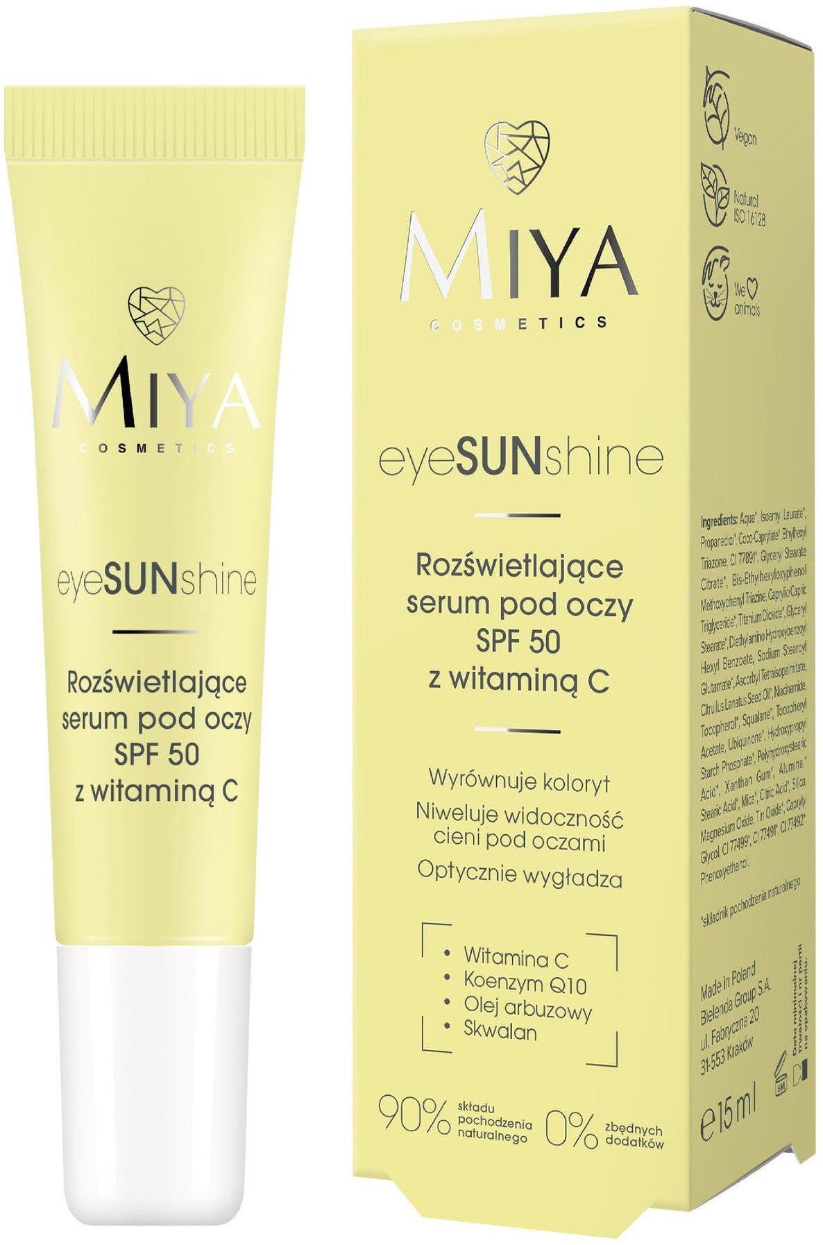 MIYA eyeSUNshine Serum pod oczy SPF 50 15 ml