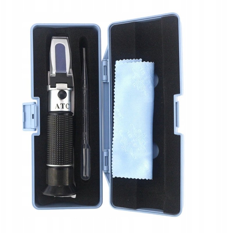 REFRAKTOMETR 0-32% BRIX CUKROMIERZ BALINGOMETR ATC