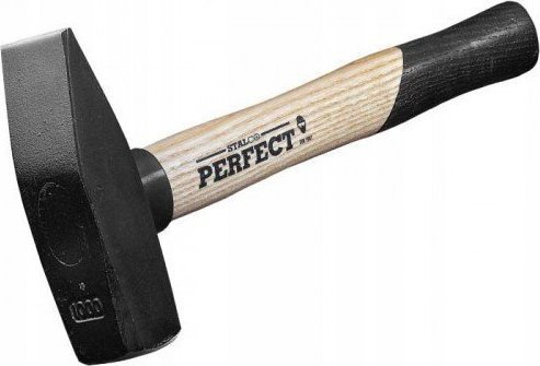 Stalco Młotek ślusarski z drewnianym trzonkiem 500g