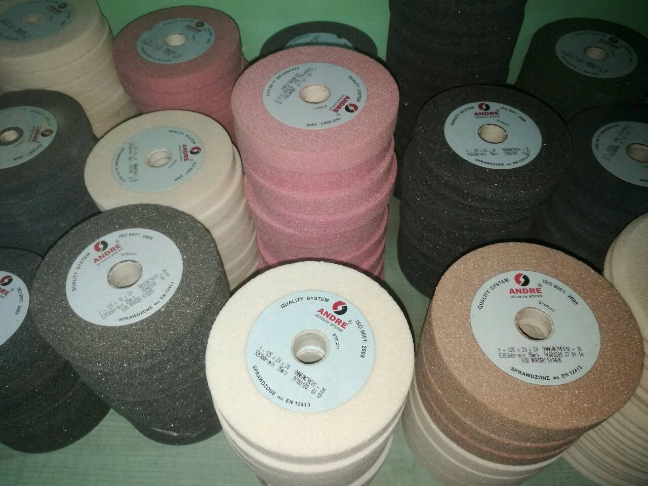 Andre Profilowana ściernica 125mm x 8mm x 20mm 95A60N7VTE10-35 Szary TYP 1C