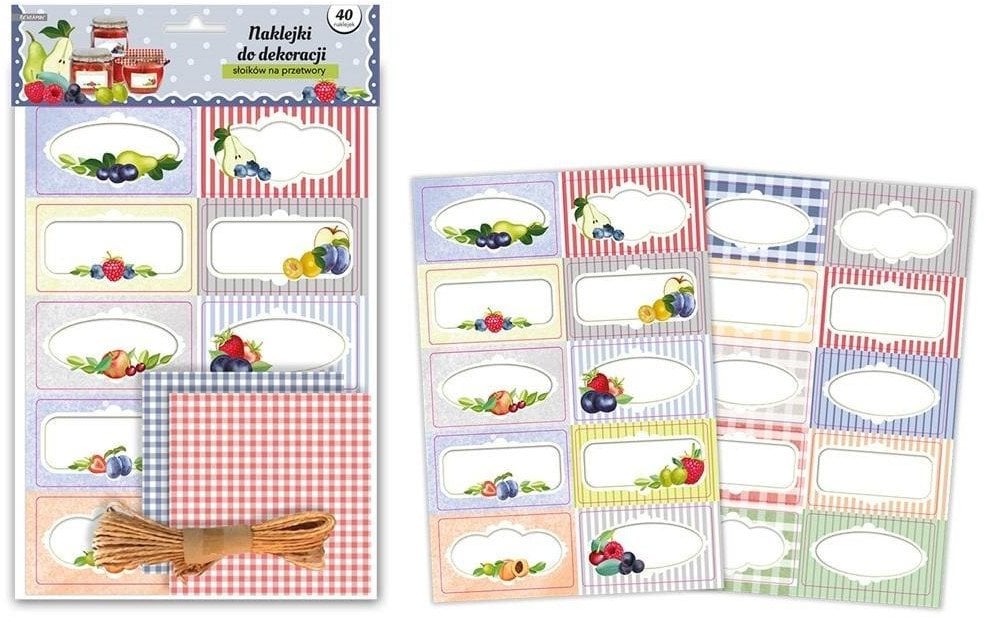 Naklejki na przetwory B4/4K