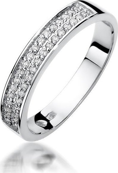Best Diamonds złoty pierścionek z brylantem 0.18ct 24
