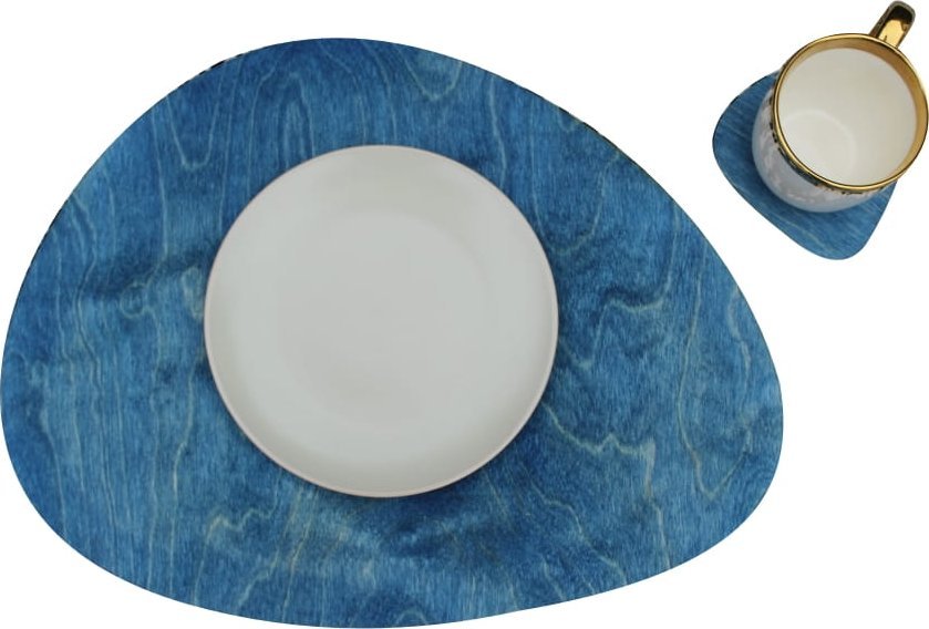 details podkładka na stół duża drewniana pod talerz różne kolory