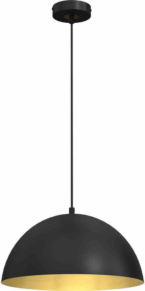 Lampa wisząca Milagro Lampa wisząca BETA BLACK/GOLD 1xE27 35cm