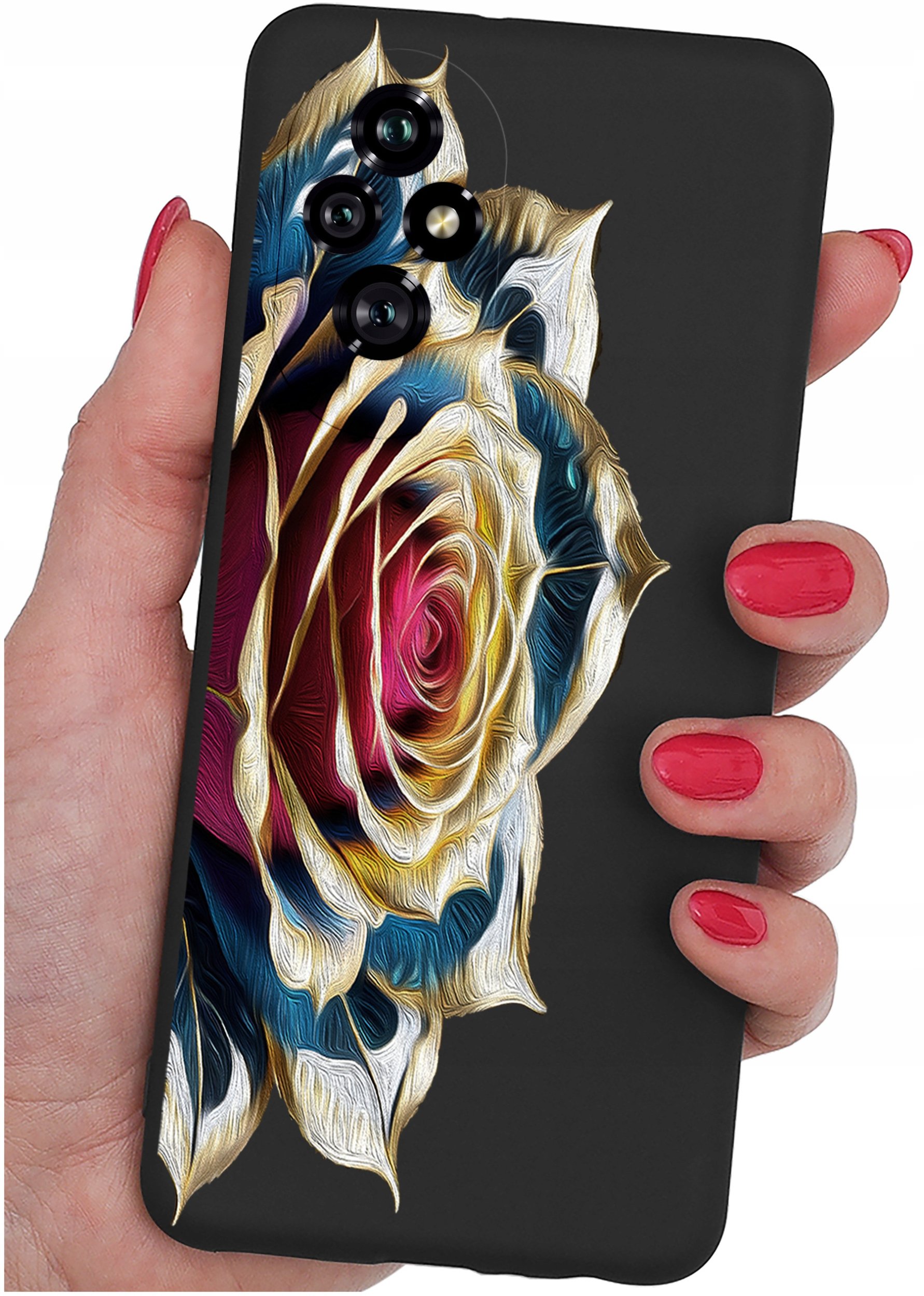 ETUI do Honor 200 5G | WZORY | SILIKONOWE MATT CASE + SZKŁO 9H