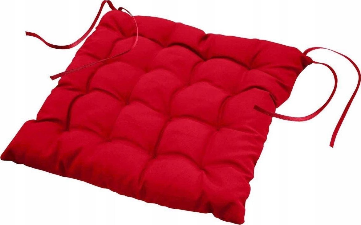 Douceur d`Interieur Poduszka na krzesło pikowana z wiązaniem ESSENTIEL, 40 x 40 cm