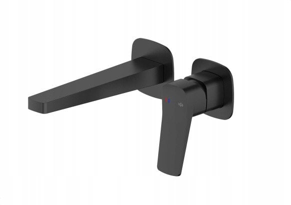 4529-810-81 / KFA / MALAGA / BATERIA UMYWALKOWA PODTYNKOWA , ŚCIENNA, BLACK /