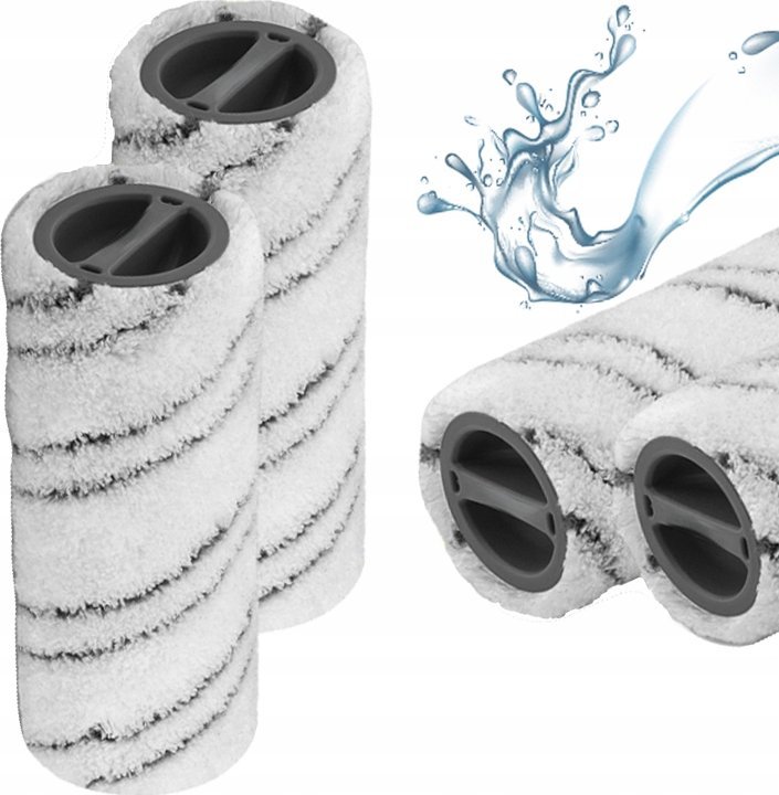 Rosfix KOMPLET PADÓW ROLKI MOP ELEKTRYCZNY KARCHER SERIA FC FC3 FC5 FC7 FC8 EWM 2