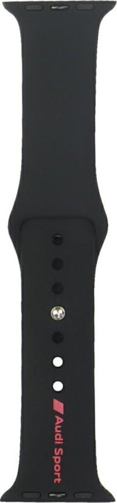 Pasek Audi Sport Red Logo Silicone Watch Strap do Apple Watch 40/41/42mm czarny