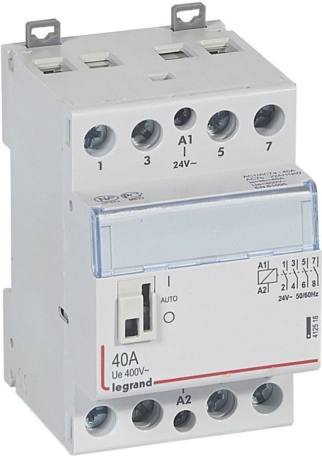 Legrand Stycznik modułowy SM340 40A 24V 4NO z manipulatorem (412518)