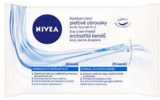 Nivea Refreshing Cleansing Wipes 3in1 W 25szt.