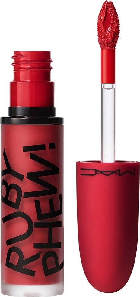 MAC MAC, Powder Kiss, Matte, Liquid Lipstick, Ruby Boo Red, 5 ml For Women