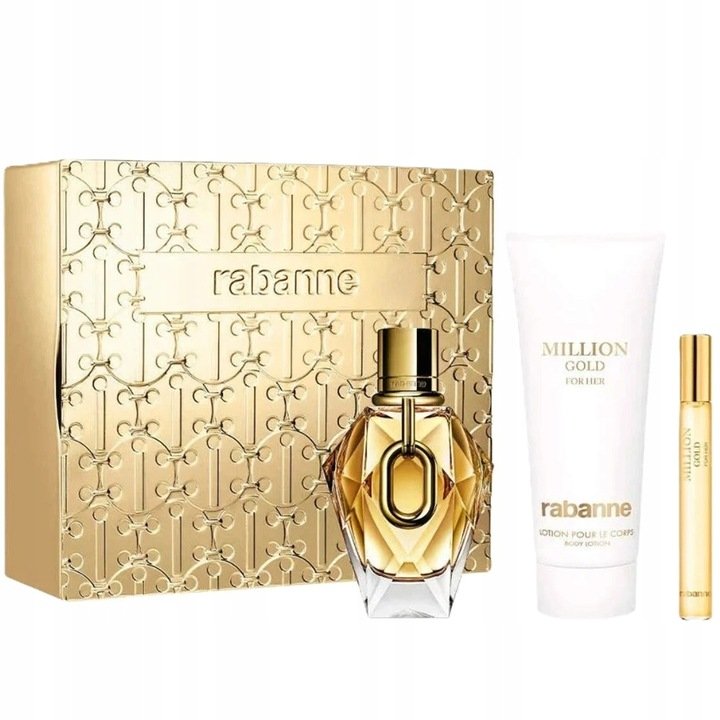 Paco Rabanne Rabanne Million Gold For Her Balsam Do Ciała 100Ml + Woda Perfumowana 90Ml