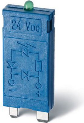 Finder Moduł EMC LED zielony 6 - 24V AC / DC (99.01.0.024.59)