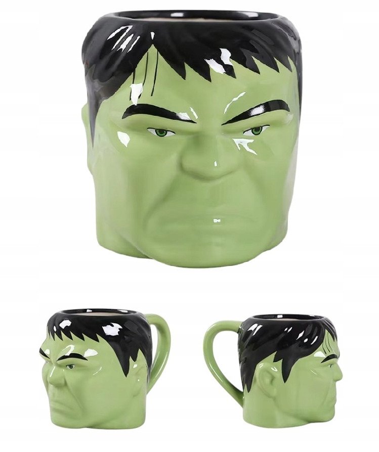 Kubek Ceramiczny HULK Ręcznie Malowany 300ml