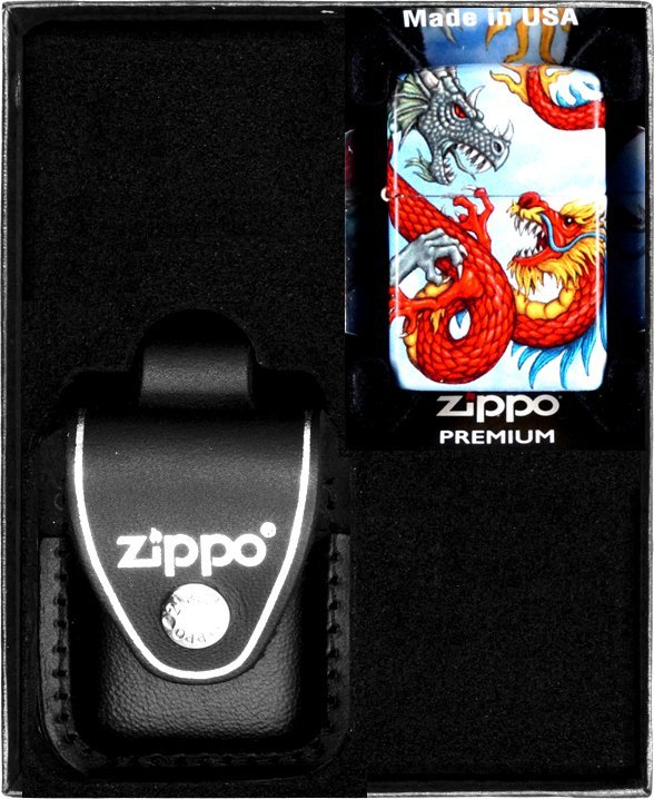 Zestaw ZIPPO Zapalniczka DRAGON DESIGN 3 Prezentowy No3