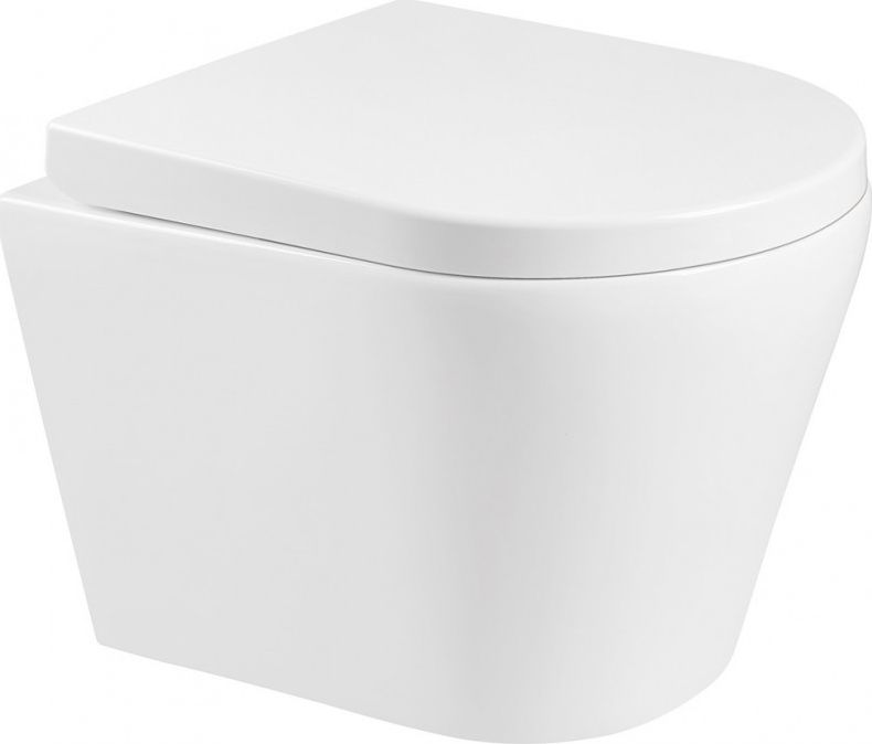 Miska WC Mexen Mexen Rico miska wc Rimless z deską wolnoopadającą twarda, duroplast, biała - 30720200