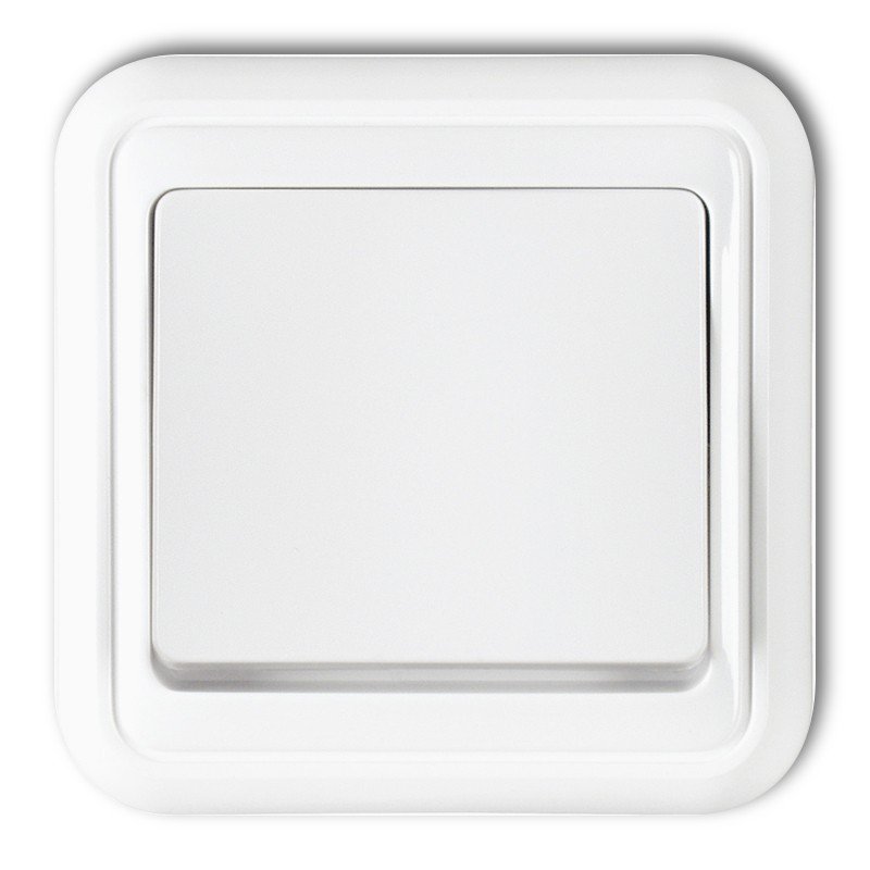 Karlik Liza łącznik jednobiegunowy biały (WPT-1)