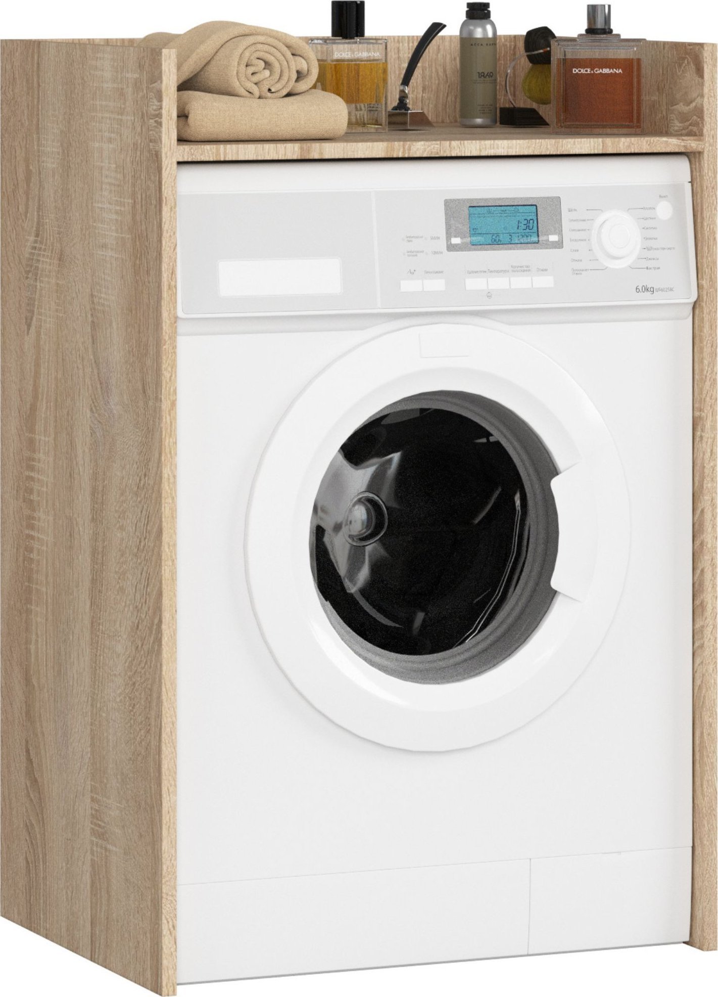 Fabryka Mebli Akord Obudowa pralki FIN 98 cm 1 półka - dąb sonoma