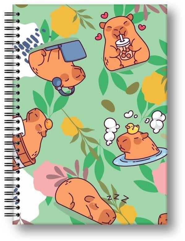 Brulion A5/80K kratka Kapibara łąka PENMATE