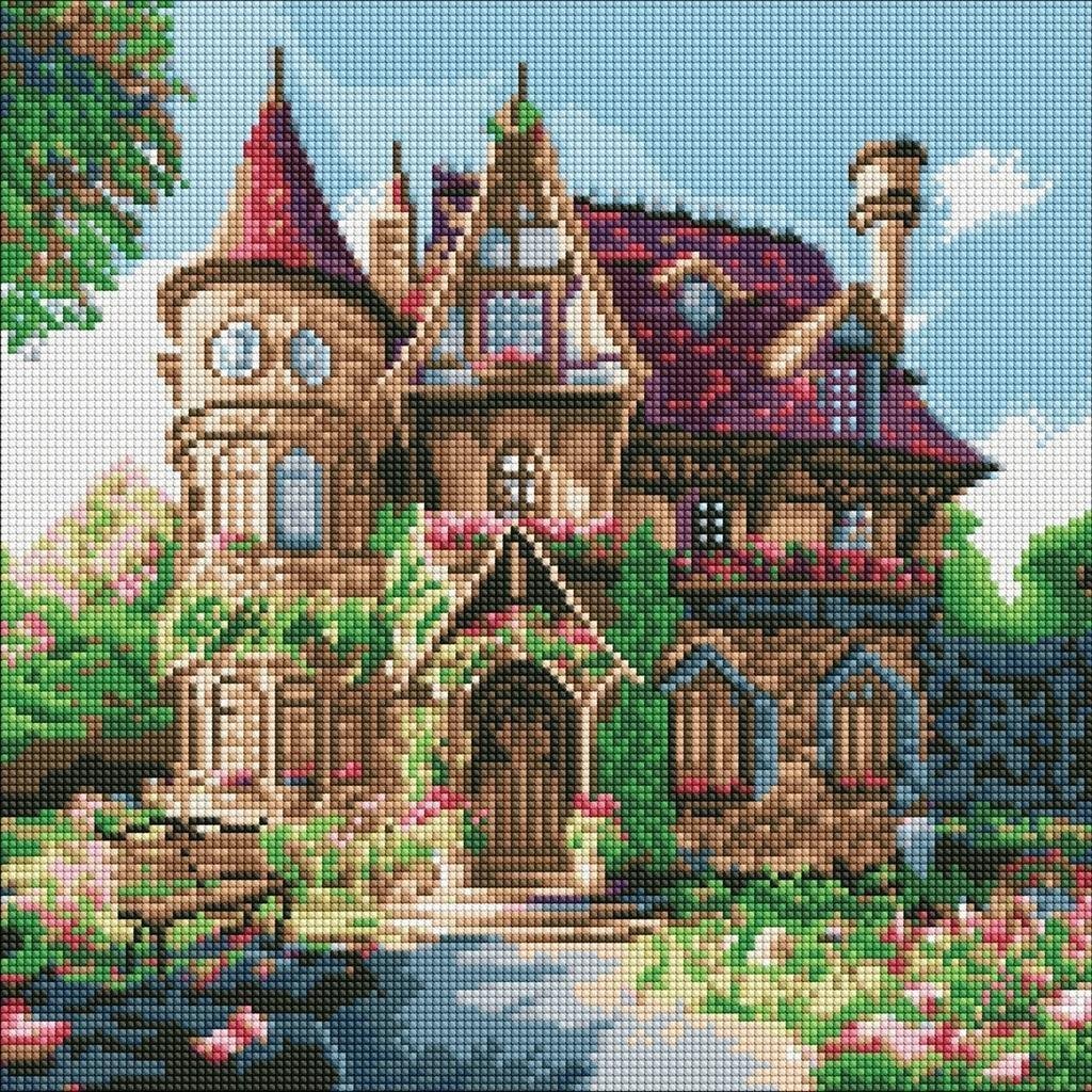 Norimpex Diamentowa mozaika - Przytulny pałacyk 40x40cm