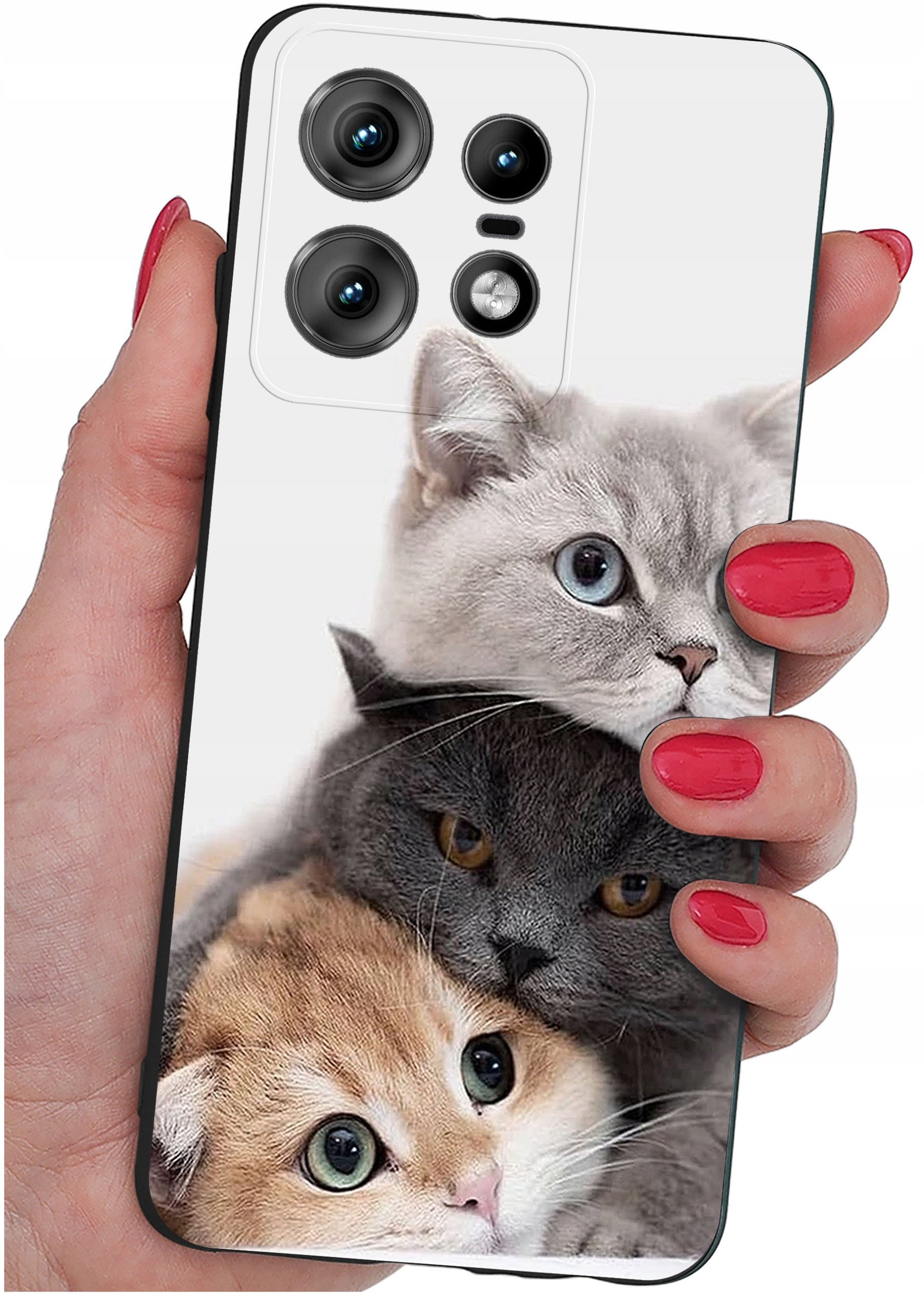 Etui do Motorola Moto EDGE 50 Pro WZORY |SILIKONOWE MATT CASE