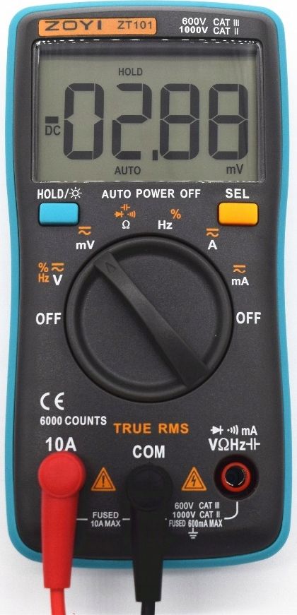 Techrebal Multimetr ZOYI ZT101