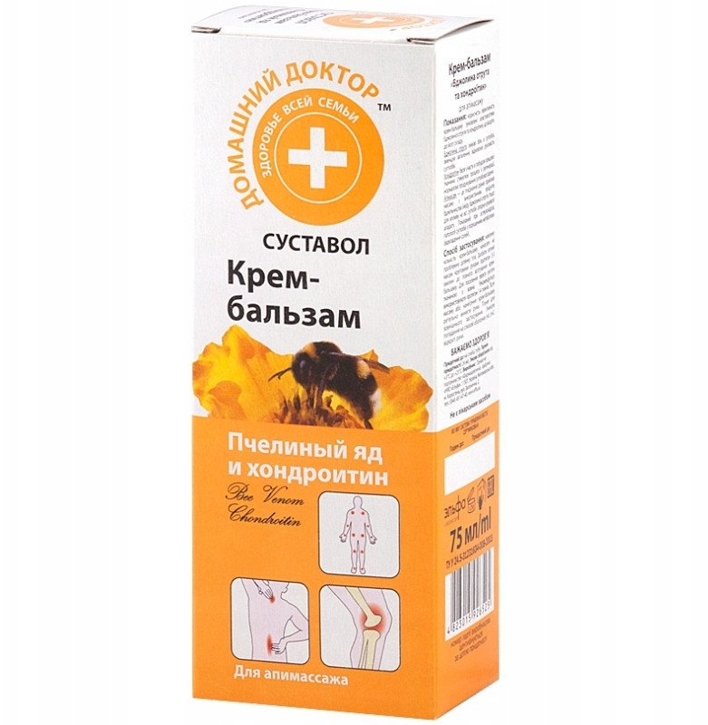 Domowy Doktor Krem z jadu pszczelego i chondroityna 75ml