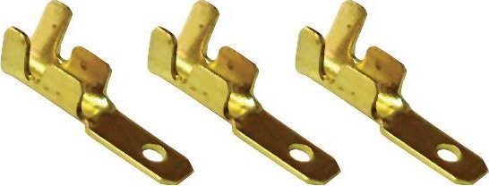 Tracon Electric Nieizolowana wsuwka konektorowa miedź 2,8x0,5mm, 0,5-1mm (100 szt)