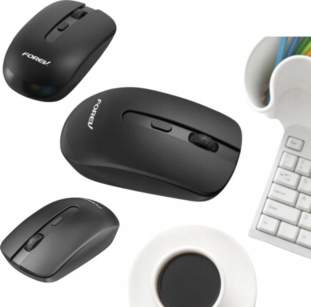 Mysz . FOREV MYSZ BEZPRZEWODOWA BUSSINES CZARNA FV-180