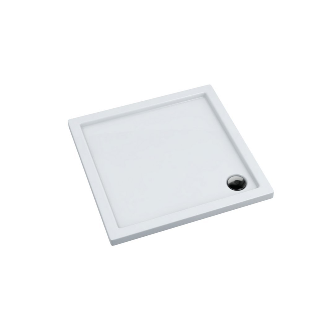 KNG.B-02-K-90X90-5/3-WHITE-90 / AQUAFORM / SLIM / BRODZIK 90X90X5/3 KWADRATOWY, FI90, BIAŁY /