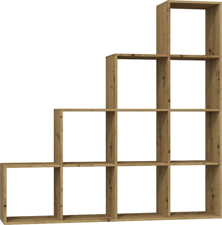 Elior Regał schodkowy Maleo 5X - dąb artisan
