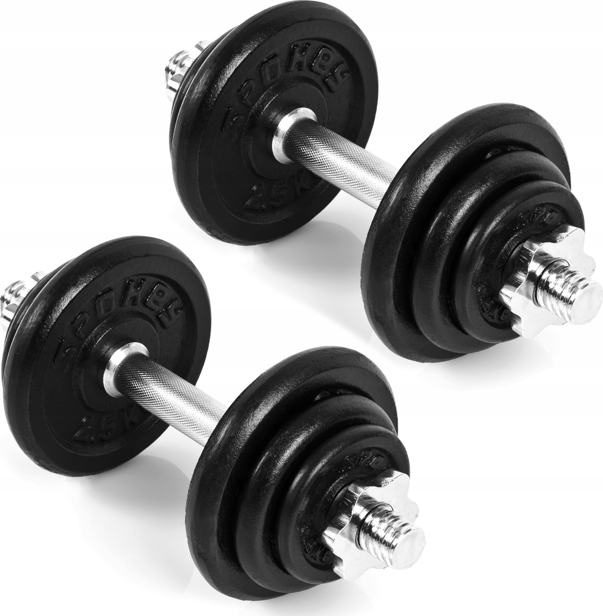 Spokey Hantle Egir żeliwne 2 x 10 kg