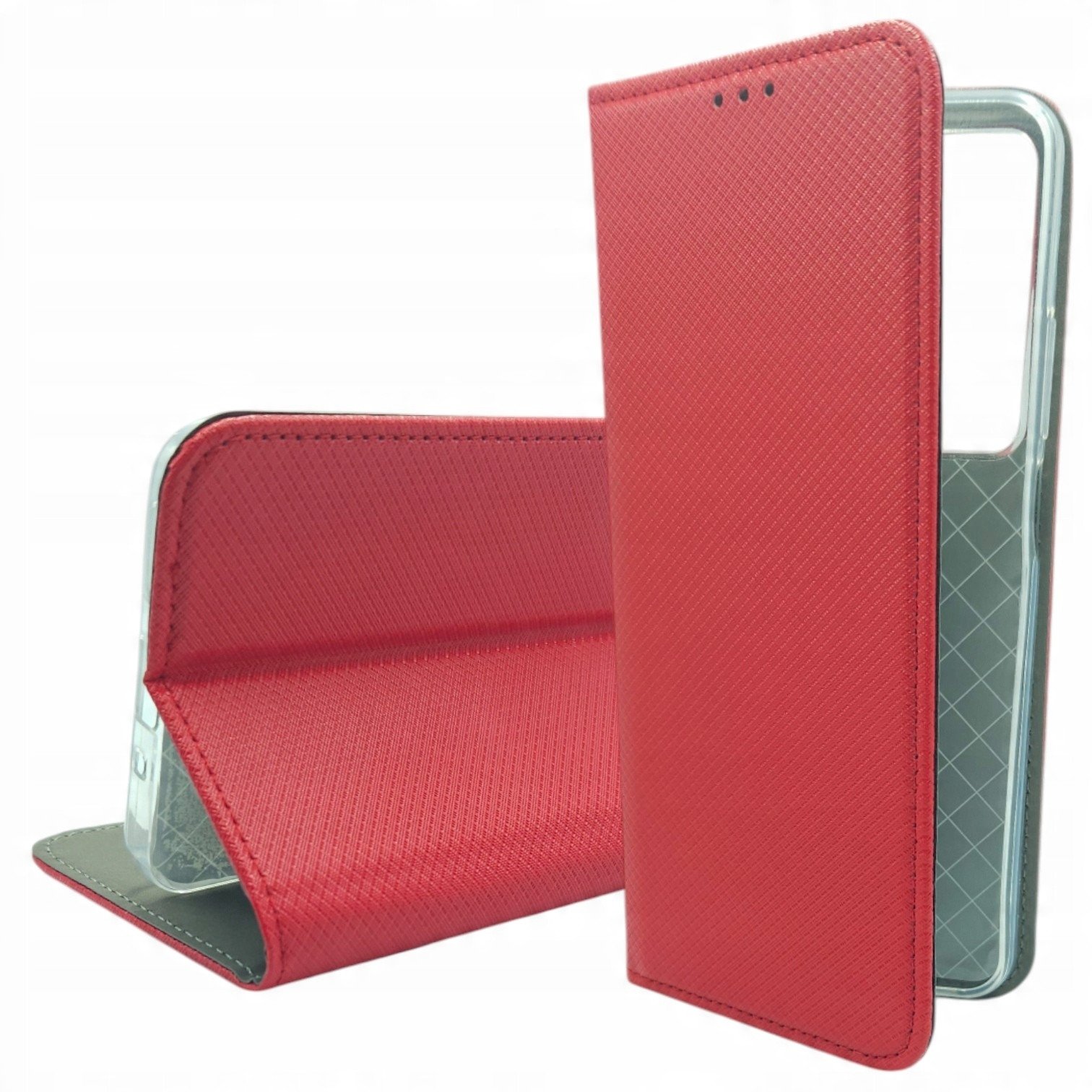 Kabura SMART CASE Book do REALME C75 czerwony