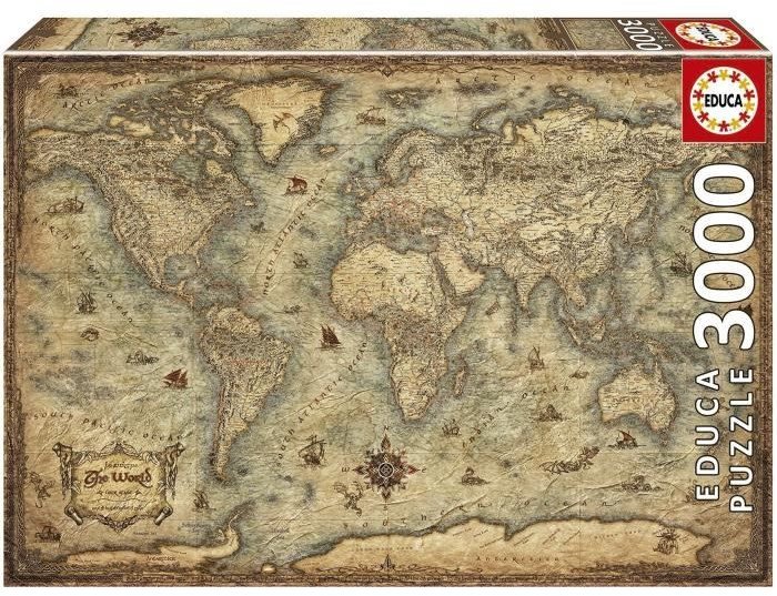 Educa 3000 Map Of The World