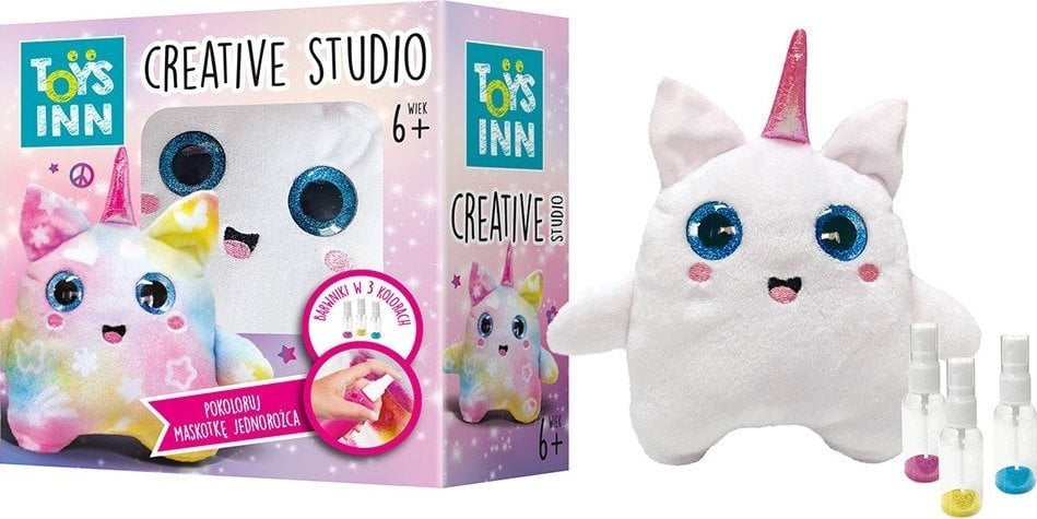 Maskotka do kolorowania Spray Day Jednorożec Stnux