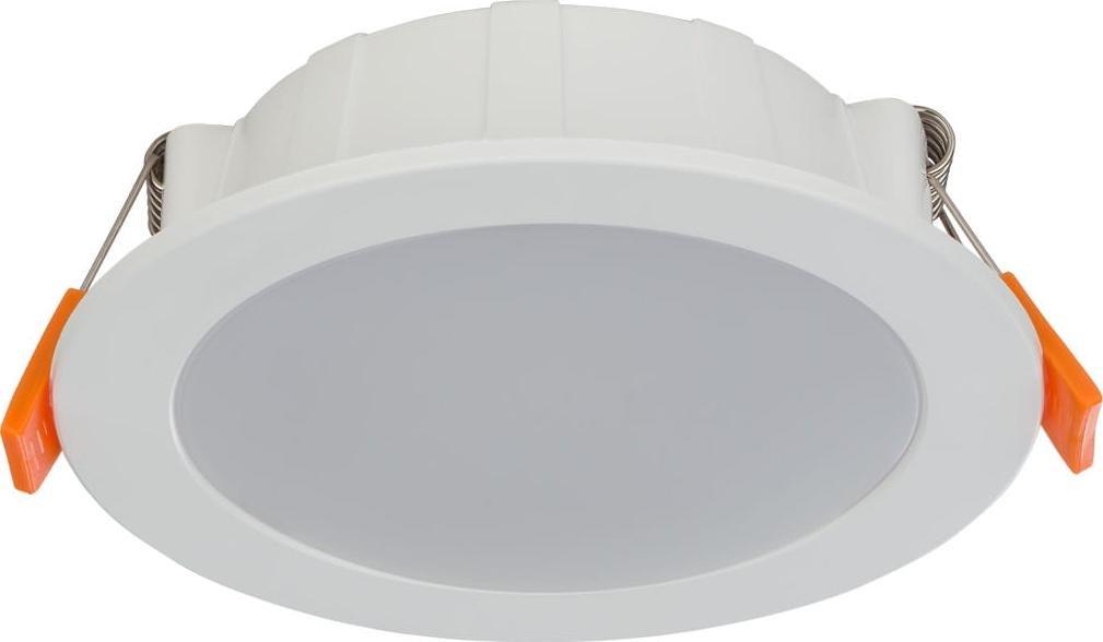 Nowodvorski Sufitowa LAMPA łazienkowa KOS 8781 Nowodvorski wpust OPRAWA LED 8W 4000K okrągła IP44 biała