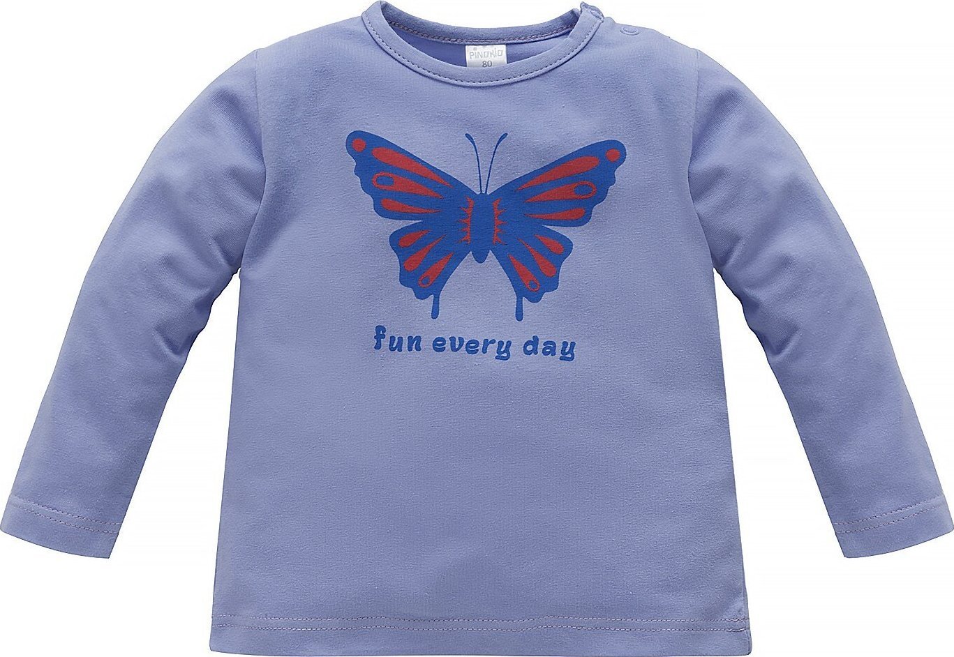 PINOKIO Bluzka z długim rękawem lawenda dla dziewczynkiImagine Pinokio 80