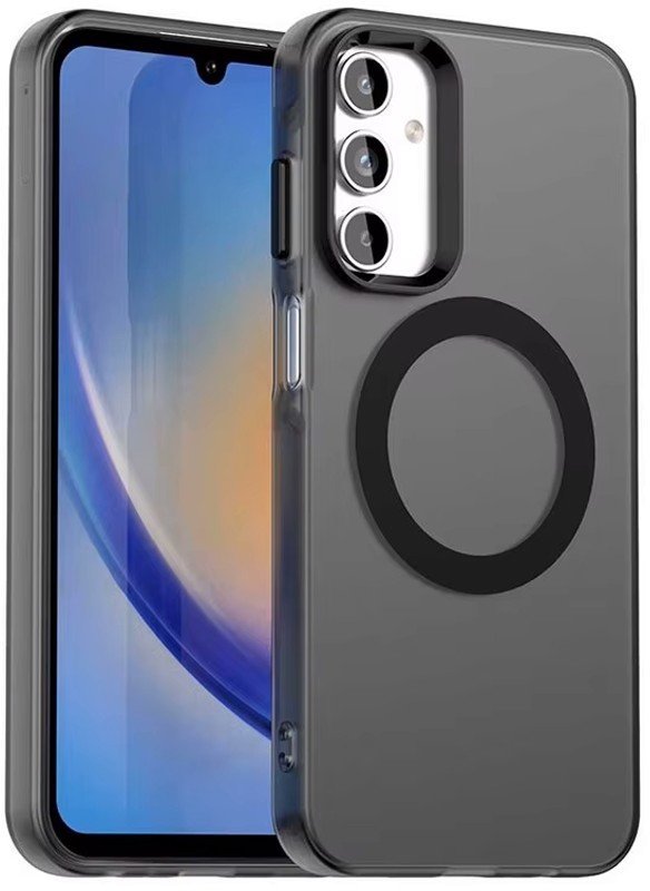 Etui Supero Candy Case do Samsung Galaxy M15 MagSafe, przezroczysto-czarne