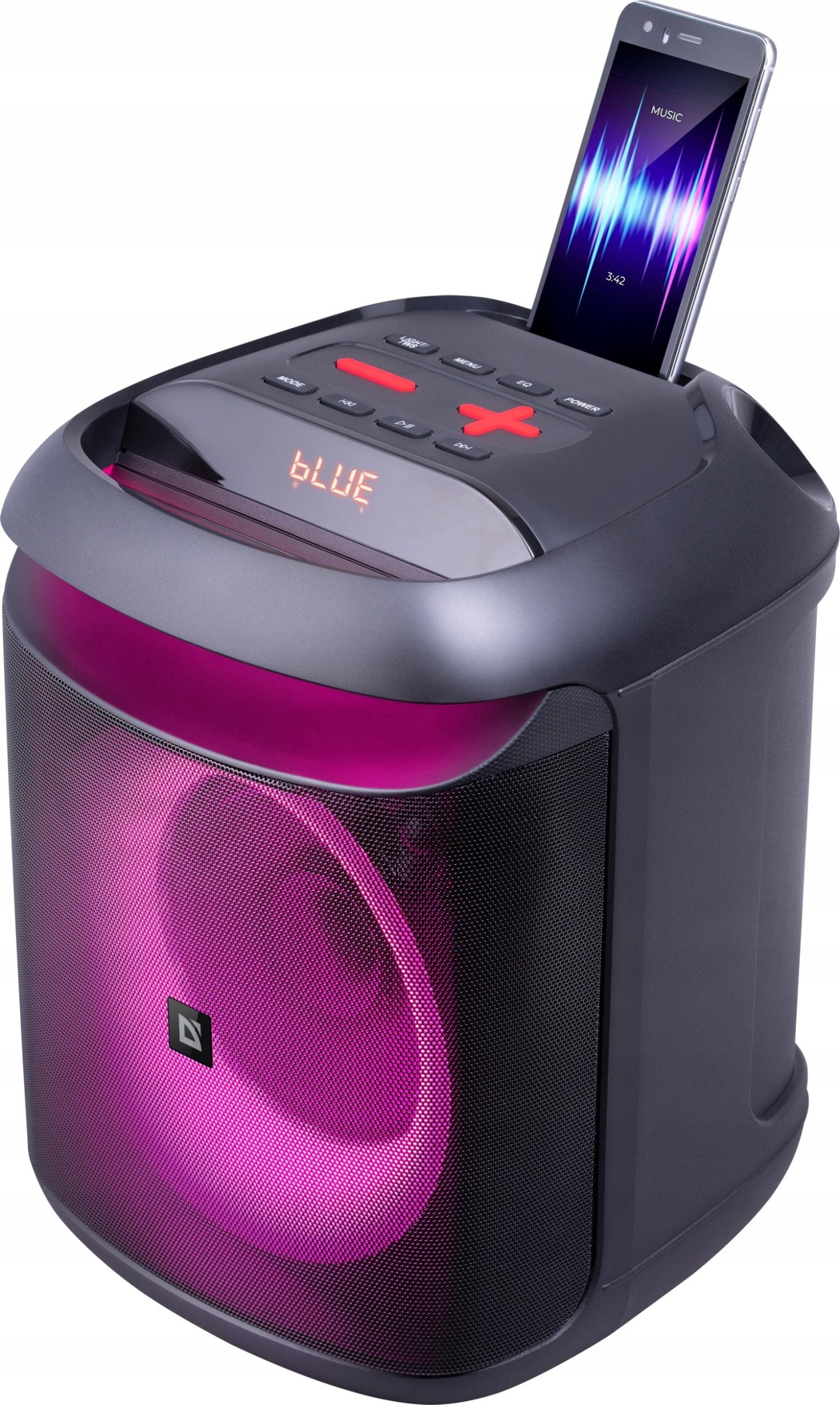 Głośnik Defender Głośnik Defender BOOMER 45 Bluetooth 45W MP3/FM/SD/USB/AUX/TWS/LED/MIC KARAOKE czarny