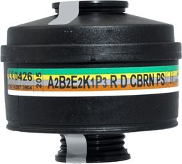 OXYLINE Filtropochłaniacz 205 A2-B2-E2-K1-P3 RD CBRN PS Spasciani gwint RD40