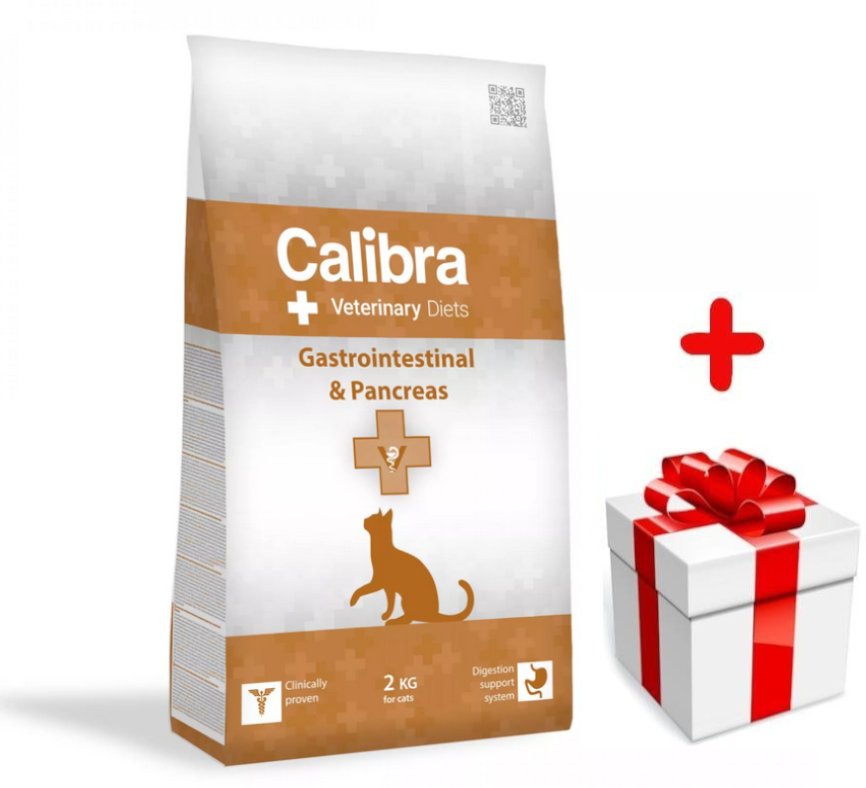 Calibra Veterinary Diets Cat Gastro/Panceras 2kg + niespodzianka dla kota GRATIS!