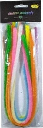 Druty chenille kolorowe 9mmx50cm 10szt